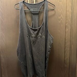 Men’s Alphalete Black on Black Tank Top Racer Back